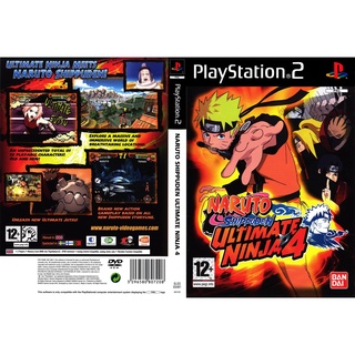 แผ่นเกมส์ PS2 Naruto Shippuden Ultimate Ninja 4   คุณภาพ ส่งไว (DVD)