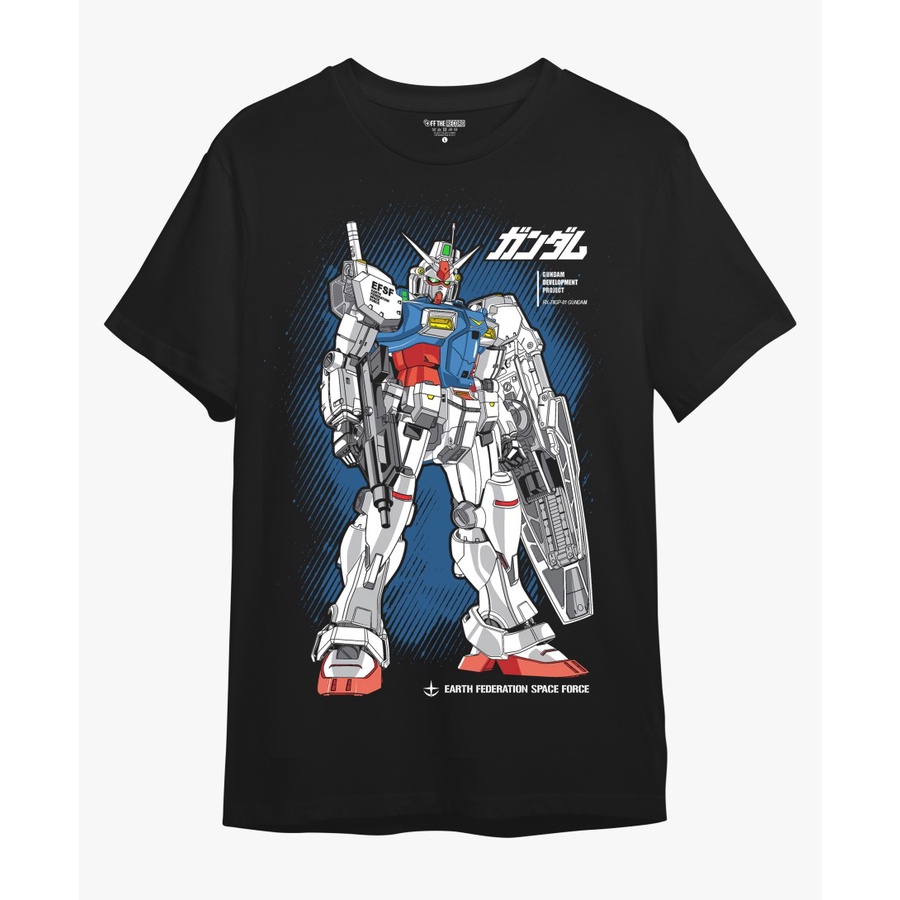 เสื้อยืด พิมพ์ลายอนิเมะ Gundam RX