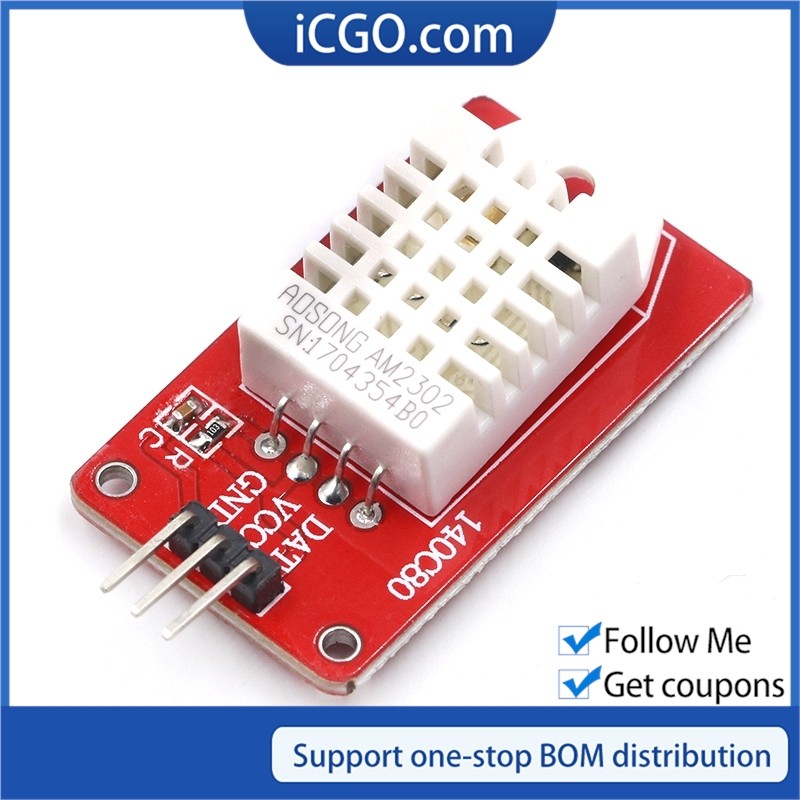 ความแม่นยําสูง AM2302 DHT22 โมดูลเซ็นเซอร์ความชื้นอุณหภูมิแบบดิจิตอลสําหรับ arduino Uno R3