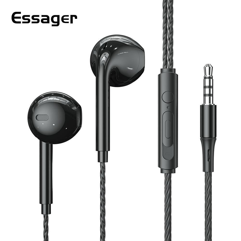 Essager หูฟัง Hi - Fi พร้อมไมโครโฟน อเนกประสงค์ 3.5 มม. สําหรับ Ios Android