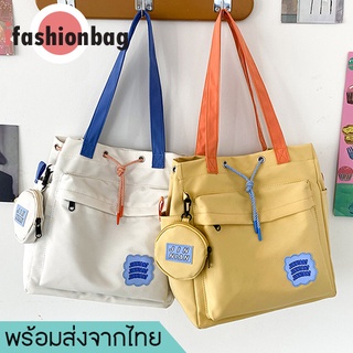 ifashionbag(IF1808) กระเป๋าผ้าไนล่อนJINNIAN*แถมที่ห้อยเป๋าใส่เหรียญ*