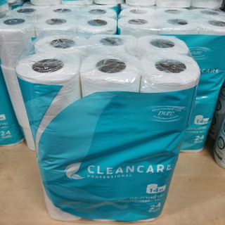 24 ม้วน ทิชชู่ม้วนประหยัด Cleancare  Roll ***** 6 แพคต่อ 1 คำสั่งศซื้อ****