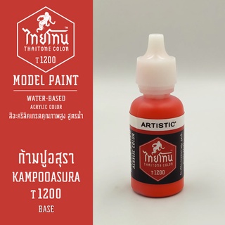 สีโมเดลไทยโทน:เนื้อด้าน:ก้ามปูอสุรา: KAMPOOASURA :T1200:ThaiTone Model Paint:Matte:ขนาด 20ml.by ARTISTIC