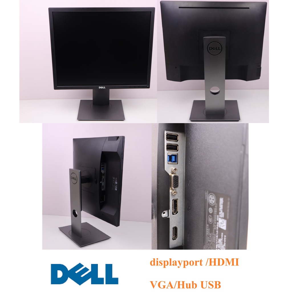 Monitor DellP1917S/P1917Sc -19"นิ้ว1280 x 1024 D-Sub, HDMI, DisplayPort,USB LED Backlit Monitor IPS ปรับสูงต่ำหมุนจอได้