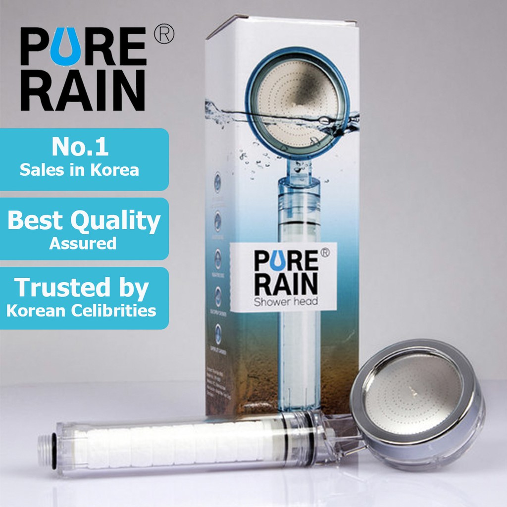 Pure Rain Shower Head รุ่น PR9000 White Purerain ฝักบัวขายดีอันดับ 1
