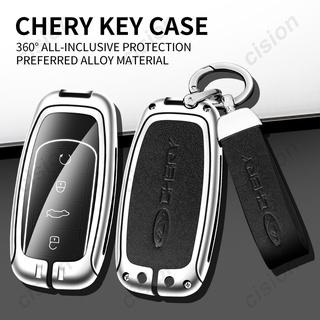 เคสกุญแจรีโมทรถยนต์ หนังสังกะสีอัลลอย สําหรับ Chery Ruihu 8 arize 5 Pro GX 5x EQ7 Chery Ruihu 7pro 2020 2021