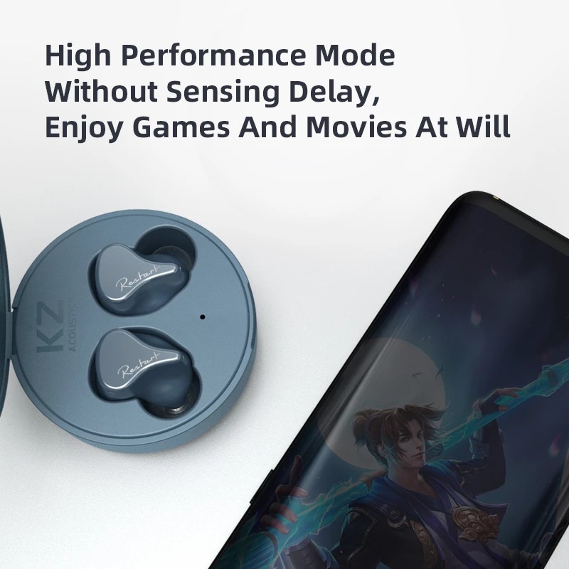 KZ SKS 1DD1BA Hybrid Earphones Bluetooth 5.2 TWS Headphonerue Noise ...