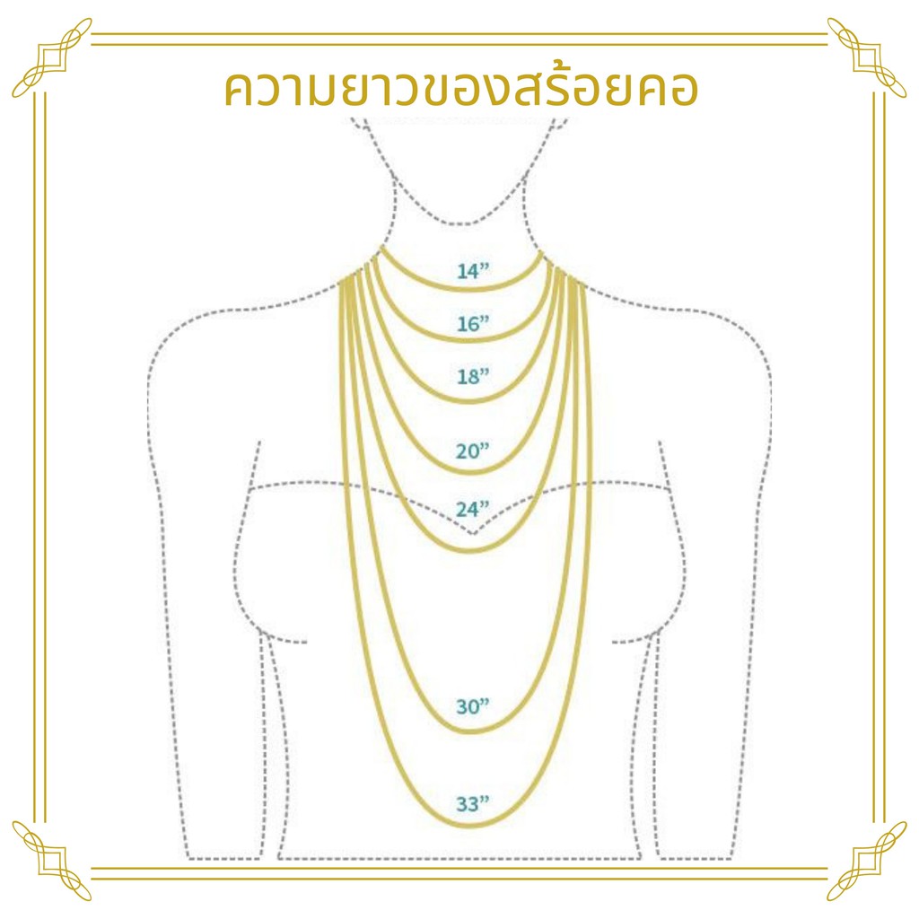 สร้อยคอหุ้มทองคำแท้ สี่เสาห่วง 3 - 5 บาท 26​ -​ 28 นิ้ว สวมหัว ทองปลอม ทองชุบ ทองไมครอน ทองโคลนนิ่ง เศษทอง 24K