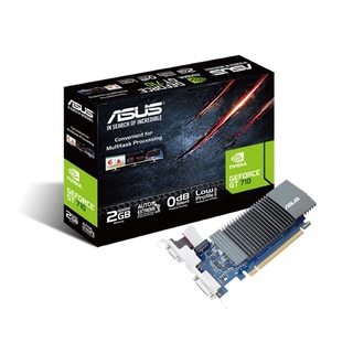 การ์ดจอใหม่ มือ1 ประกันศูนย์ไทย ออกใบกำกับภาษีได้ค่ะ ASUS GeForce® GT 710