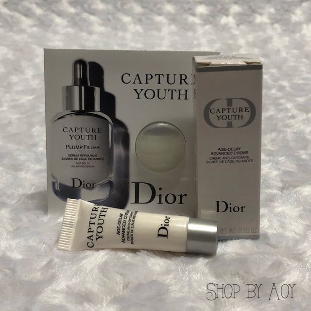 Dior Capture Youth Age-Delay Advanced Cream 3 ml + Capture Youth Plump Filler Serum 1.5 ml