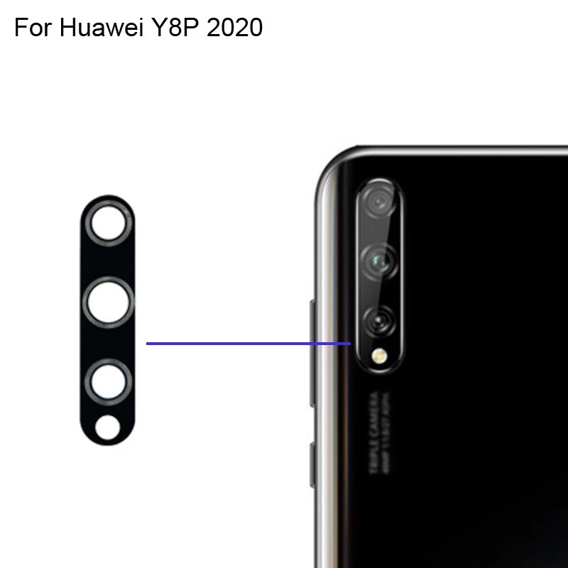สําหรับ Huawei Y8P 2020 เลนส์กล้องด้านหลังทดสอบดีสําหรับ Huawei Y 8P 2020 อะไหล่ทดแทน