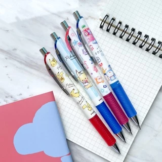 ดินสอกด Pentel Energize ดินสอกดเก็บหัวได้ ลาย ลิขสิทธิ์แท้ นำเข้าจากญี่ปุ่น Sanrio San-x Disney ชินจัง