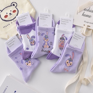 พร้อมส่ง ถุงเท้าชุดเซท( 5 คู่) ข้อสูง ข้อสั้น ถุงเท้าผู้ใหญ่ลายการ์ตูนน่ารักๆ ใส่สบาย เนื้อผ้าระบายอากาศได้ดี*