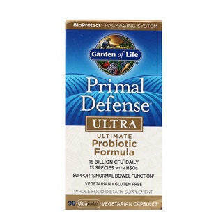 Garden of Life Primal Defence Ultra Probiotic Formula 15 billion 90 Vegetarian Capsules