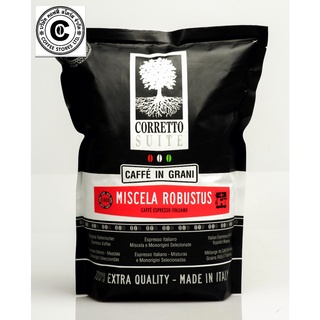 กาแฟเมล็ดคั่วสูตร "ROBUSTA " ITALIAN COFFEE BEANS 1000 GR.