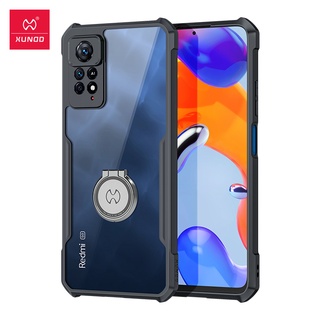  Xundd เคส Redmi Note 11 Pro เคสโทรศัพท์สำหรับ Xiaomi Redmi Note 11/Note 11S/Note 11 Pro/Note 11 Pro + Global Version ถุงลมนิรภัยกันกระแทกแบบโปร่งใสโทรศัพท์พร้อมแหวน