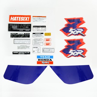 สติกเกอร์รูปลอก ลายลิง Honda Z50 Z50R ปี 1993 Hatesix