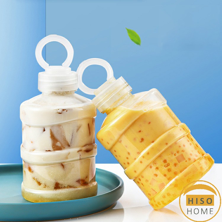 ขวดพลาสติกใส  รูปถัง+ฝาถือ 500ml 700ml   milk tea bucket ราคา ถูกที่สุด ดีลบีเคเค แกลเลอรีภาพที่ 8
