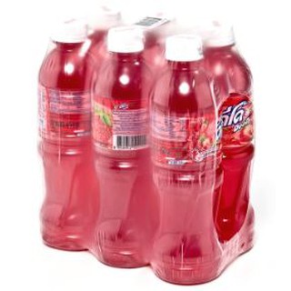 ดีโด้ น้ำสตรอเบอร์รี่10% ขนาด 450ml ยกแพ็ค 6ขวด DEEDO STRAWBERRY JUICE