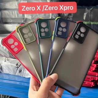 เคสโทรศัพท์มือถือ PC นิ่ม แบบใส ผิวด้าน สีแคนดี้ สําหรับ Infinix Zero X Pro Zero X Zero X Neo