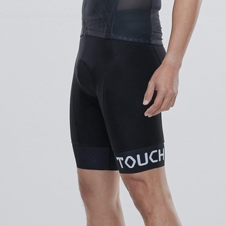 กางเกงขาสั้นปั่นจักรยาน​ เป้าเจล Touch​ Uomo Short Blackใส่ได้​ ชาย/หญิง