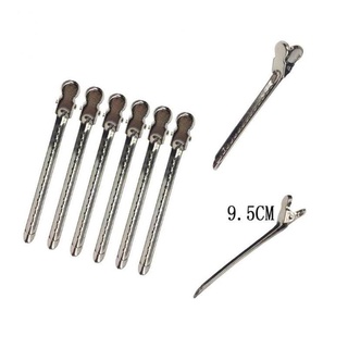 พร้อมส่ง  12Pcs คลิปจระเข้ Pro Hairdressing Clamps คลิปผมตัดผมตัดคลิปคลิปจระเข้ Hairpin Salon จัดแต่งทรงผมอุปกรณ์เสริม