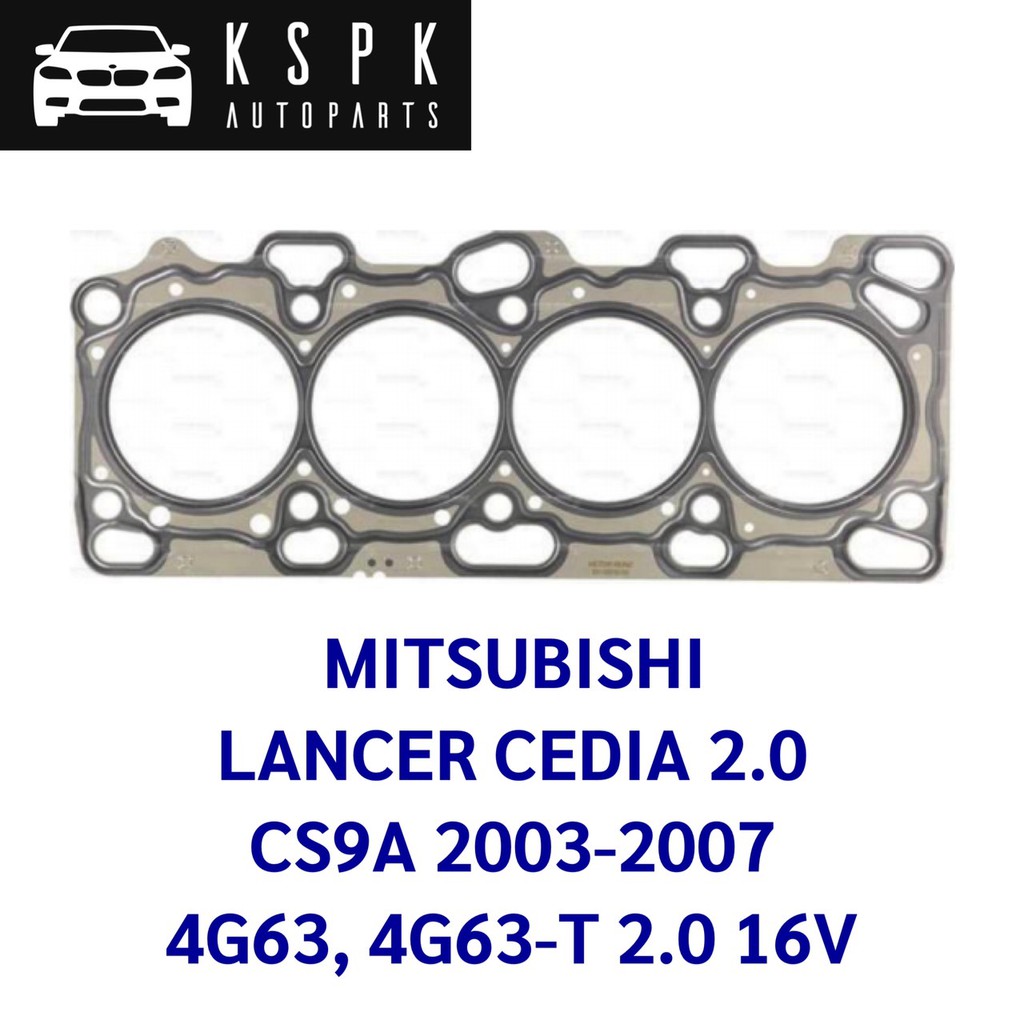 ประเก็นฝาสูบ MITSUBISHI LANCER CEDIA 2.0 CS9A 2003-2007 4G63, 4G63-T 2.0 16V