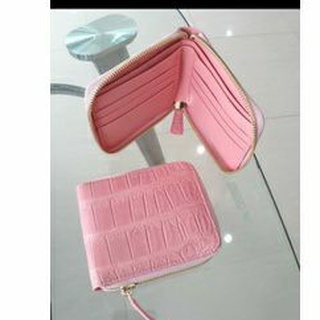 crocodile body skin purse1zip กระเป๋าสตางค์หนังจระเข้แท้