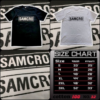 samcro เสื้อยืด cotton💯