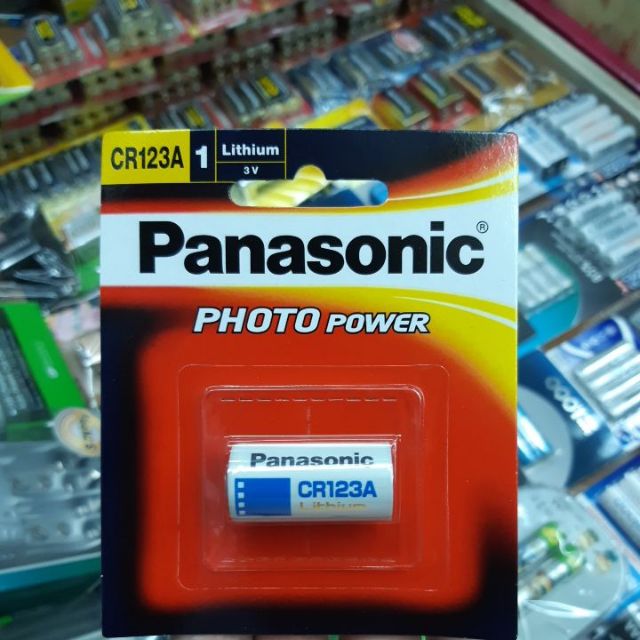 ถ่าน CR123A, CR123 Panasonic, Energizer, GP, Kodak, PKcell, Procell by Duracell (CR17345) Lithium 3V