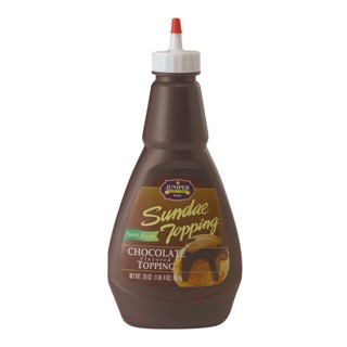 Juniper Sundae Topping ไซรัปท็อปปิ้ง รสช๊อคโกแลต Chocolate Topping 567 กรัม