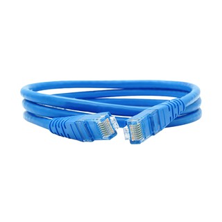 486.สายแลน สายพ่วง CAT6E RJ45 LINK รุ่น US-5110LZ-4 ขนาด 10 ม. สีฟ้า