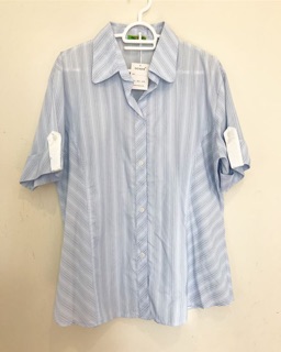 เสื้อเชิ้ตบิ๊กไซส์แขนสั้น อก37”