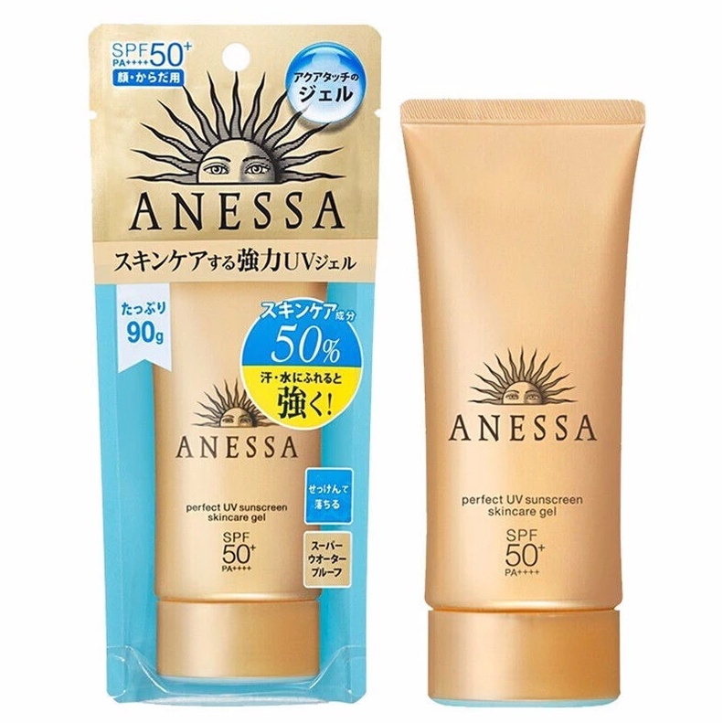 (ของแท้ 100 % ฉลากไทย) Anessa ครีมกันแดดสูตรน้ำนม / สูตรเจล / สูตรเจลไบรท์เทนนิ่ง SPF 50 PA ++++ ขนาด 60-90 ml