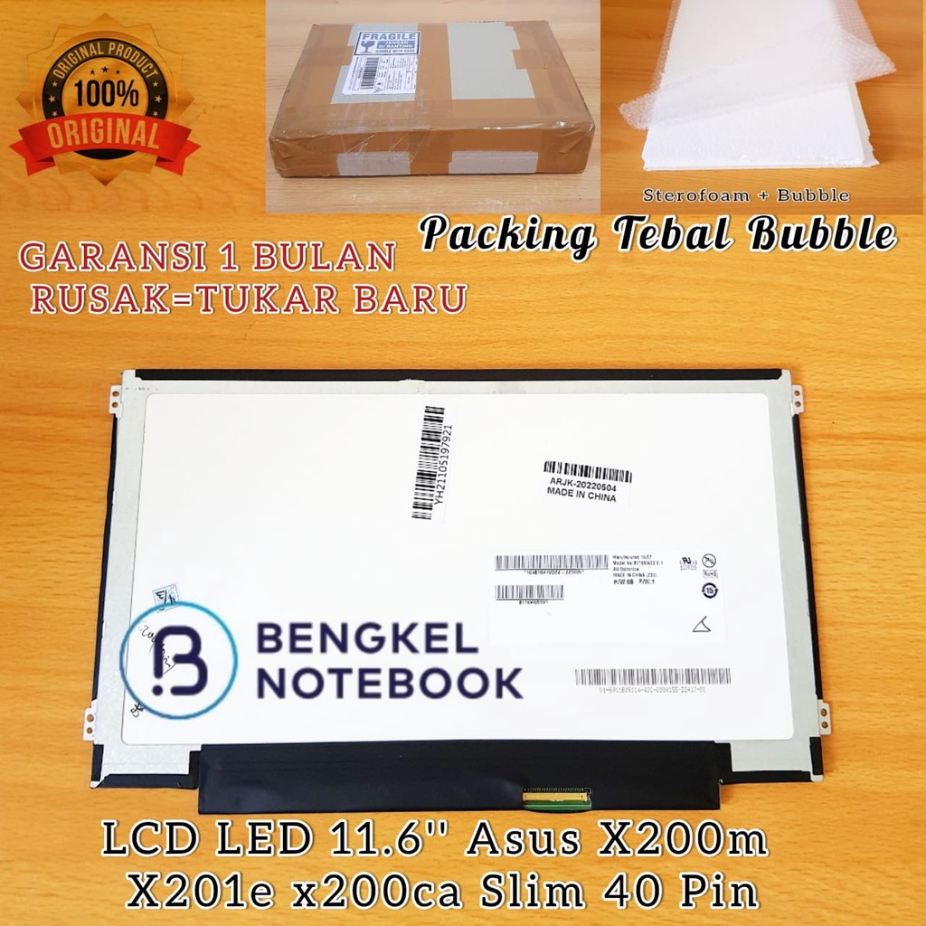 LCD LED 11.6 LCD แล็ปท็อป Lenovo E125 E130 U160 S20 S210 S206 S20-30 S2030 Slim 40Pin ขวา