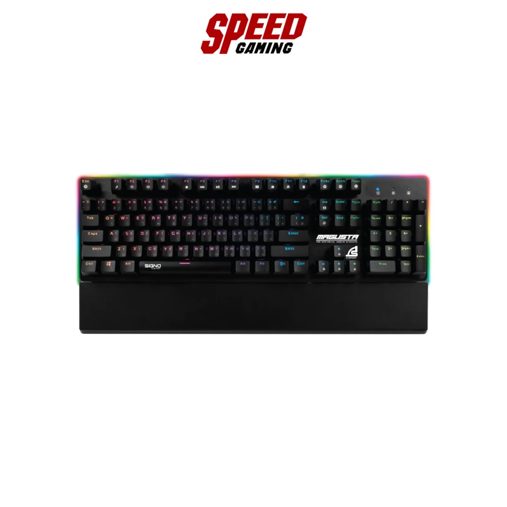 SIGNO KEYBOARD KB-781 MAGUSTA MECHANICAL BLUE SW RGB By Speed Gaming