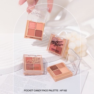 ซีเวนน่า คัลเลอร์ส พ็อคเก็ต แคนดี้ เฟช พาเลท อายแชโดว์ บลัชออน ไฮไลท์ SIVANNA COLORS POCKET CANDY FACE PALETTE #HF182