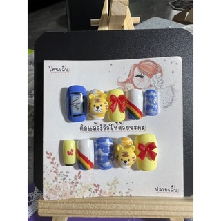 เล็บเจลแท้100%เล็บปลอมเจล ราคาถูกงาน handmadeไซส์m