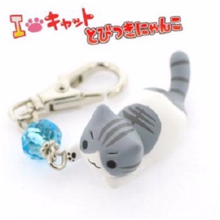 แท้ 100% จากญี่ปุ่น พวงกุญแจ แมว Niconico Nekomura Cat Key Chain (Mimi/Punch)