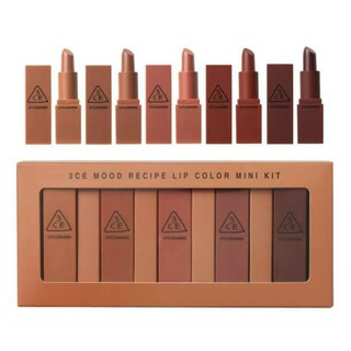 3CE MOOD RECIPE LIP COLOR MINI KIT ลิปแมท(แท้)