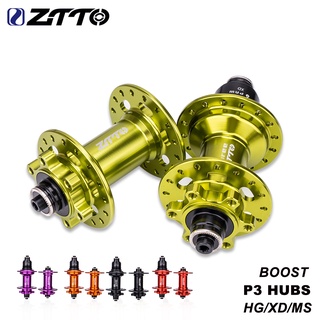 Ztto ดิสก์เบรกจักรยาน 6 Pawls P3 Boost 148 Hub Boost 32 Holes VS DT 370 xm490 12x148 15x110 32h Maza 141x10 QR