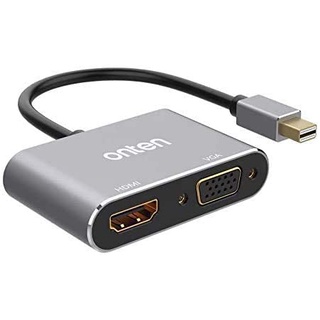 Onten otn-5131b mini displayport to hdmi+vga converter 4k.