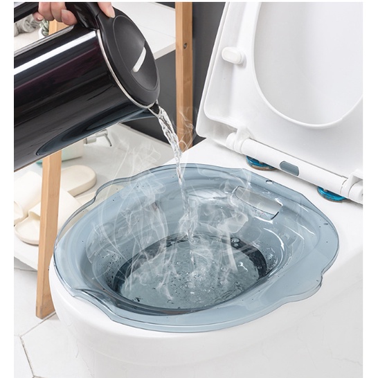 กระโถนแช่ก้นพลาสติก อ่างแช่ก้น อ่างเเช่ยา แช่ก้นหลังผ่าตัด หรือ นั่งแช่น้ำอุ่น - รูปที่ 3