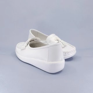 รองเท้าพยาบาลสีชาว รองเท้าพยาบาลSEVENGOF60157 Nurse shoes รองเท้านักศึกษาพยาบาล