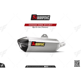 ท่อแต่ง Akrapovic Exhaust Slip-On Line (Titanium) KAWASAKI Z250SL 2015-2017