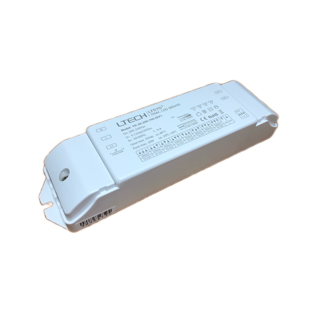 LTECH TRIAC LED Driver TD-20-200-700-EFP1