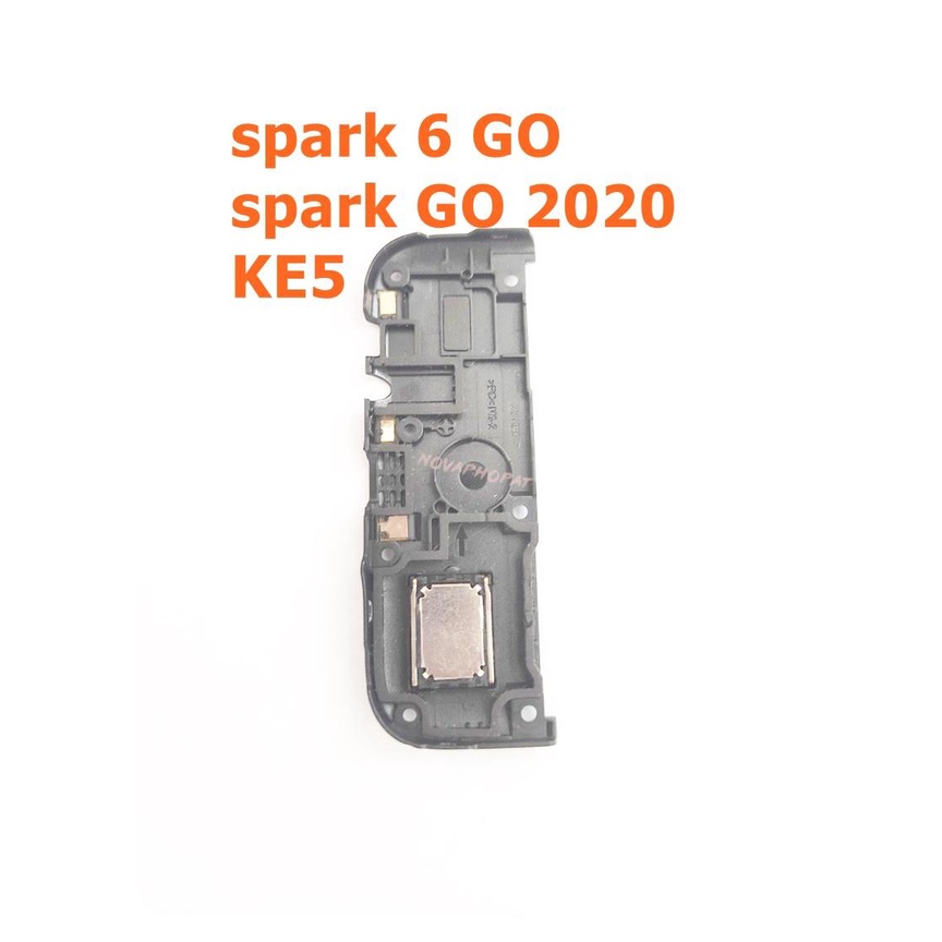 Novaphopat อะไหล่บอร์ดบัซเซอร์ สายเคเบิ้ลลําโพง แบบเปลี่ยน สําหรับ Tecno Spark 6 go CB7 KE5 LC7 LD7 