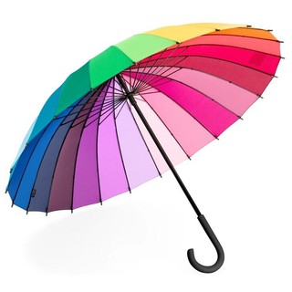 ร่มกันฝน ร่มกันแดด ร่มสีรุ้ง☔️🎊☂️⛱🎊 ขนาดยาว 37 นิ้ว กว้าง 50นิ้ว ใหม่ล่าสุด🎊