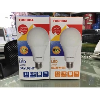 TOSHIBA หลอดไฟ LED 4W / 7W / 9W / 11W / 13W / 15W / 18W ขั้ว E27 แสงขาว / แสงคูล / แสงส้ม