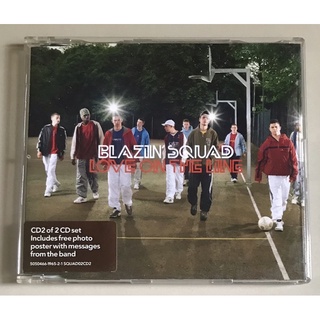 ซีดีซิงเกิ้ล ลิขสิทธิ์ มือ 2 สภาพดี...ราคา 169 บาท "Blazin Squad" ซิงเกิ้ล “Love on the Line" แผ่นหายาก Made in EU